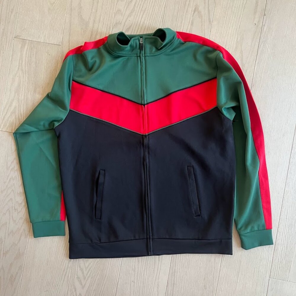 Track Suit Jacket Brand New with Tags 12 AM Nation Red Green Black 2XL